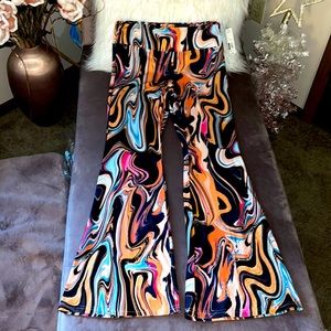 Multiple color bell bottoms